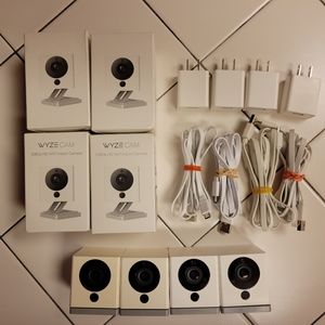 (4) Wyze Cam V2 1080p HD WiFi Indoor Cameras